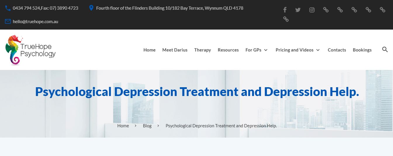 Depression Treatment in Brisbane